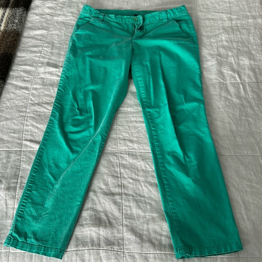 High Rise Straight Khakis size 6